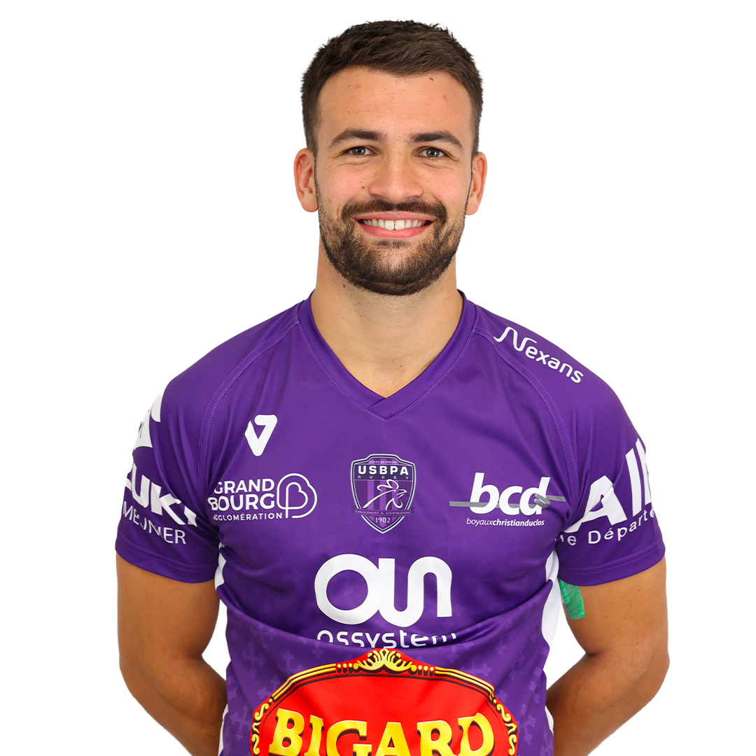 MAILLOT RUGBY OFFLOAD BOURG EN BRESSE USBPA RUGBY 2020/2021 TAILLE XL BEL ETAT